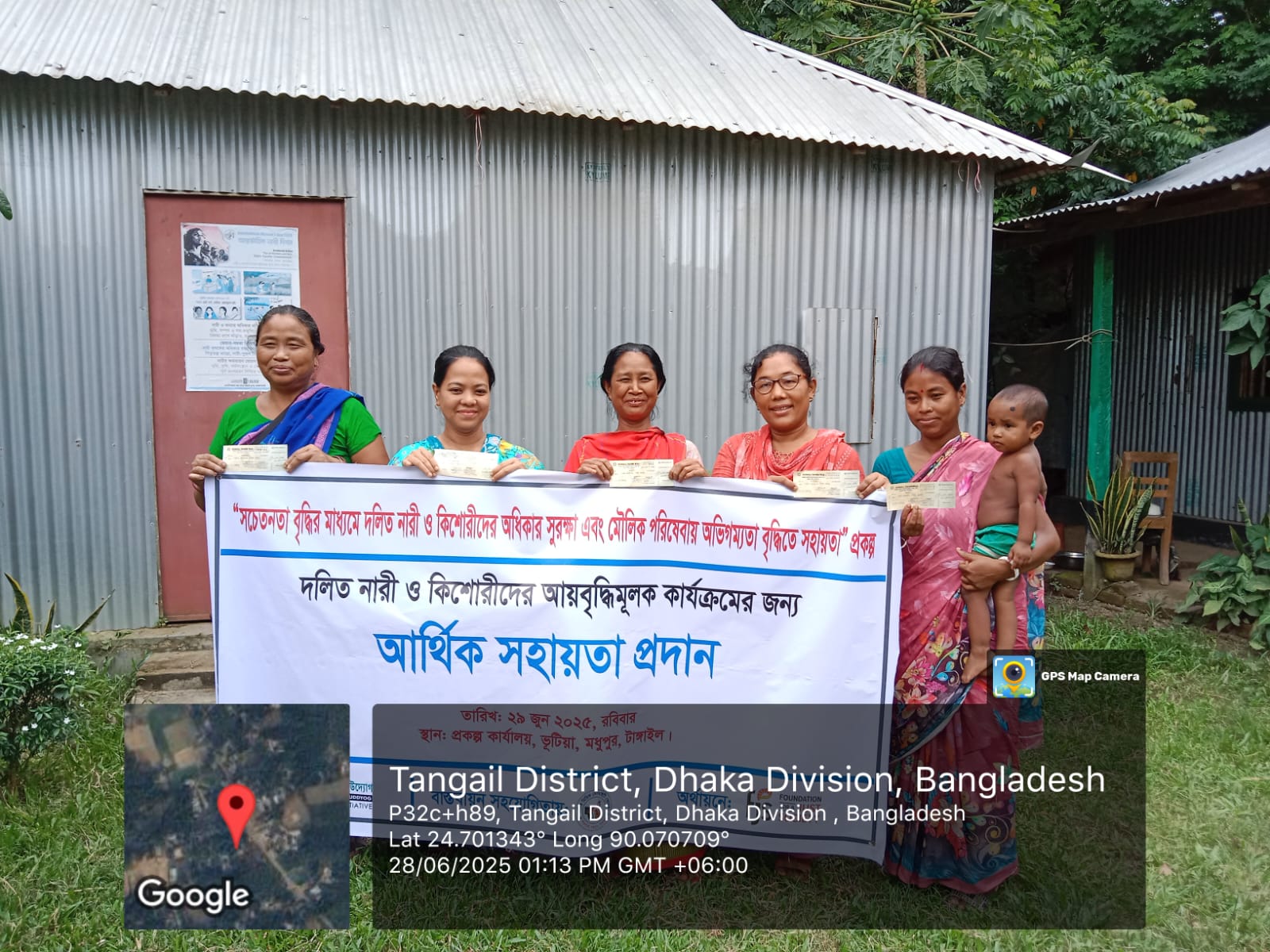 Providing financial assistance for income-generating activities for Dalit women and adolescents
